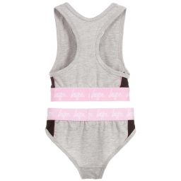 Hype Kids-Топ и трусики серого цвета | Childrensalon Outlet