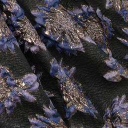 iAMe-Girls Black Jacquard Floral Dress | Childrensalon Outlet