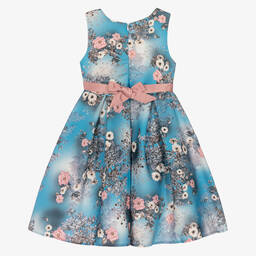 iAMe-Голубое платье с цветами | Childrensalon Outlet