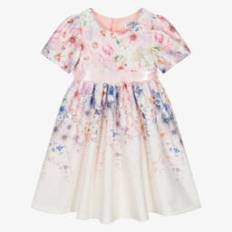 iAMe-فستان بناتي بتدرجات وردية وزهور | Childrensalon Outlet