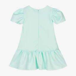 iAMe-Girls Emerald Satin Party Dress | Childrensalon Outlet