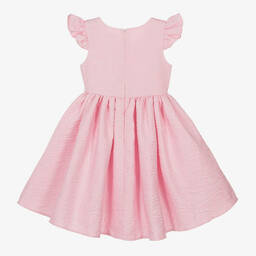 iAMe-Girls Pink Diamanté & Brocade Dress | Childrensalon Outlet