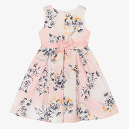 iAMe-Girls Pink Floral Dress | Childrensalon Outlet
