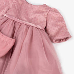 iAMe-Платье из розового тюля и атласа для девочек | Childrensalon Outlet