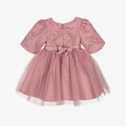 iAMe-Платье из розового тюля и атласа для девочек | Childrensalon Outlet