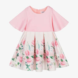 iAMe-Girls Rosy Blossom Party Dress | Childrensalon Outlet