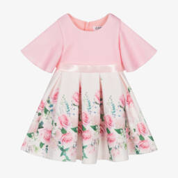 iAMe-Girls Rosy Blossom Party Dress | Childrensalon Outlet