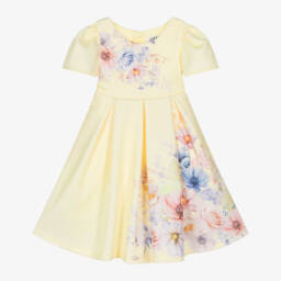 iAMe-Girls Sunny Floral Elegance Dress | Childrensalon Outlet