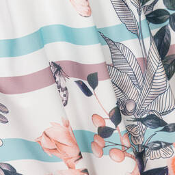 iAMe-Girls White Floral Dress | Childrensalon Outlet