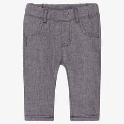 iDO Mini-Baby Boys Blue Trousers | Childrensalon Outlet