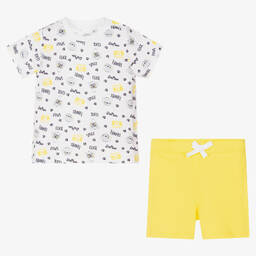 iDO Мини-Baby Boys Yellow Shorts Set | Childrensalon Outlet