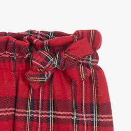 iDO Мини-Красные брюки в клетку для малышек | Childrensalon Outlet