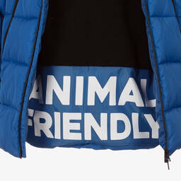 iDO Для младших-Сине-черное стеганое пальто с капюшоном | Childrensalon Outlet