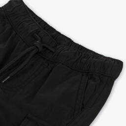 iDO Baby-Boys Black Cotton Cargo Shorts | Childrensalon Outlet
