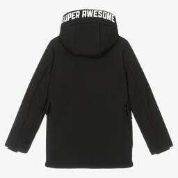 iDO Junior-Boys Black Padded Coat | Childrensalon Outlet