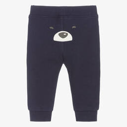 آي دو Mini-Boys Blue Cotton Joggers | Childrensalon Outlet