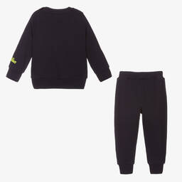 iDO Малыши-Синий спортивный костюм из хлопка для мальчиков | Childrensalon Outlet