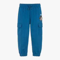 iDO Baby-Boys Blue Disney Cotton Joggers | Childrensalon Outlet