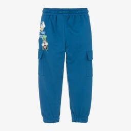 iDO Baby-Boys Blue Disney Cotton Joggers | Childrensalon Outlet