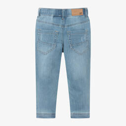 آي دو Baby-جينز قطن دنيم لون أزرق فاتح للأولاد | Childrensalon Outlet