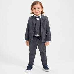 آي دو Baby-بنطلون سليم فيت لون كحلي للأولاد | Childrensalon Outlet