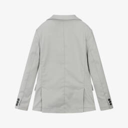 iDO Junior-Boys Charcoal Double-Button Suit Jacket | Childrensalon Outlet