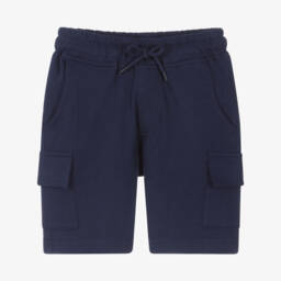 iDO Малыши-Классические синие хлопковые шорты карго для мальчиков | Childrensalon Outlet