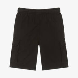 iDO Junior-Boys Cotton Charcoal Cargo Shorts | Childrensalon Outlet