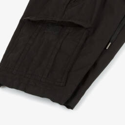 iDO Junior-Boys Cotton Charcoal Cargo Shorts | Childrensalon Outlet