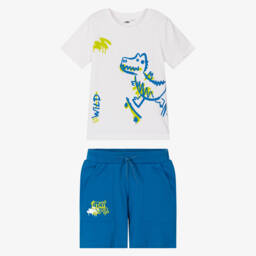 iDO Baby-Boys Cotton Dino Adventure Shorts | Childrensalon Outlet