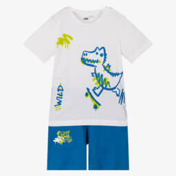 iDO Baby-Boys Cotton Dino Adventure Shorts | Childrensalon Outlet