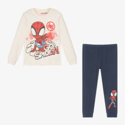 iDO Baby-Boys Cream Marvel Cotton Pyjamas | Childrensalon Outlet