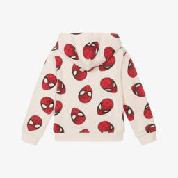 iDO Baby-جاكيت هودي سبايدرمان كريمي للأولاد | Childrensalon Outlet