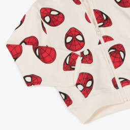 iDO Baby-جاكيت هودي سبايدرمان كريمي للأولاد | Childrensalon Outlet