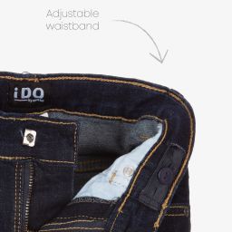 iDO Junior-Boys Dark Blue Slim Fit Jeans | Childrensalon Outlet