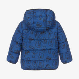 iDO Малыши-Boys Dual-Style Blue Hooded Coat | Childrensalon Outlet