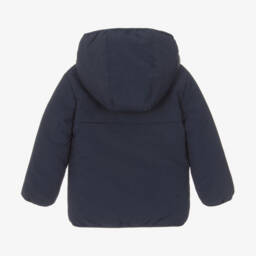 iDO Малыши-Boys Dual-Style Blue Hooded Coat | Childrensalon Outlet