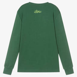 iDO Для младших-Зеленый хлопковый топ для мальчиков | Childrensalon Outlet