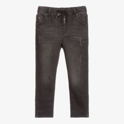 iDO Малыши-Серые джинсовые джоггеры для мальчиков | Childrensalon Outlet