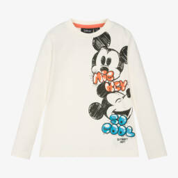 iDO Baby-Boys Ivory Cartoon Graphic Cotton Tee | Childrensalon Outlet