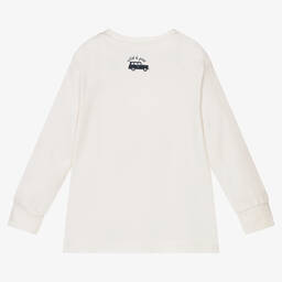 iDO Baby-توب قطن لون عاجي للأولاد | Childrensalon Outlet