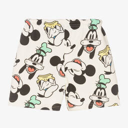 iDO Baby-Boys Ivory Cotton Disney Shorts | Childrensalon Outlet