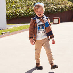 iDO Малыши-Кремовый хлопковый топ | Childrensalon Outlet