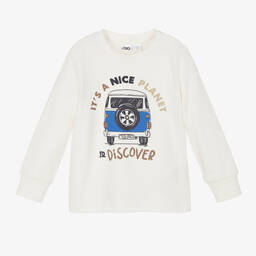 iDO Малыши-Кремовый хлопковый топ | Childrensalon Outlet