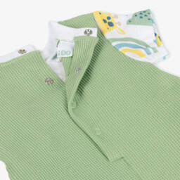 iDO Mini-جمبسوت أخضر للأولاد بنقشة سفاري الأدغال | Childrensalon Outlet