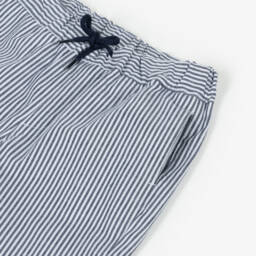 iDO Baby-شورت قطني مخطط بحري للأولاد | Childrensalon Outlet