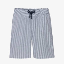 iDO Baby-شورت قطني مخطط بحري للأولاد | Childrensalon Outlet