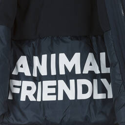 iDO Baby-Boys Navy Blue Hooded Parka Coat | Childrensalon Outlet