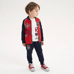 iDO Малыши-Красно-синий спортивный костюм для мальчиков | Childrensalon Outlet