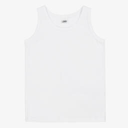 iDO Junior-Boys Soft White Knit Tank Duo | Childrensalon Outlet